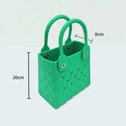 Elegant Small Handbag For Beach Travel Check Handbag For Women