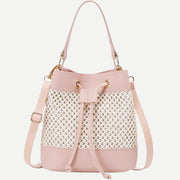 Top-Handle Bag for Women PU Leather Daily Shopping Crossbody Bag