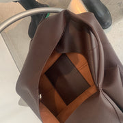 Large Tote Soft Leather Single Shoulder Bag For Women Business