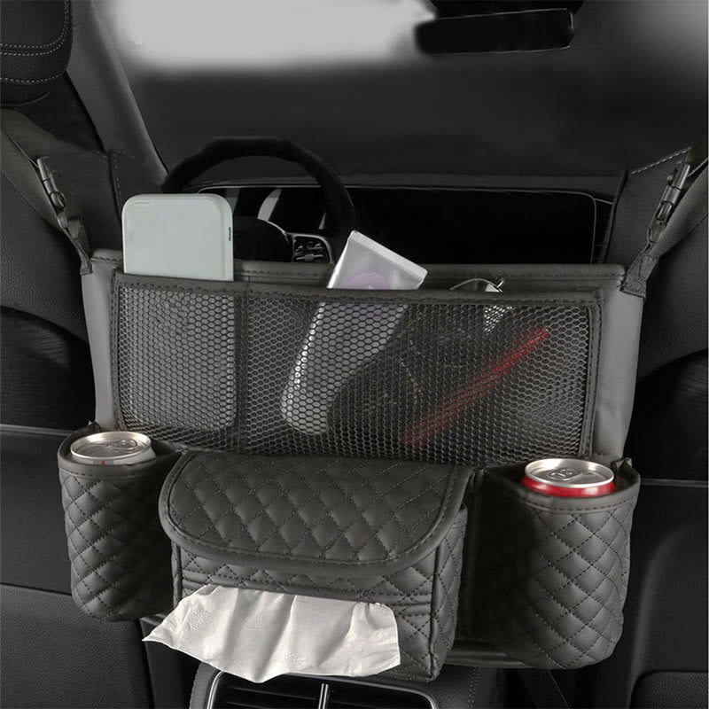 Car Pocket Handbag For Seat Back With Tissue Purse Holder