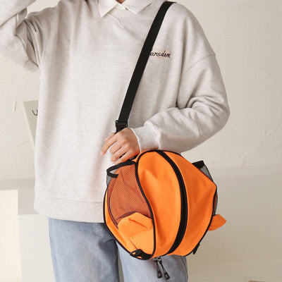 Oxford Round Basketball Storage Bag Portable Outdoor Sports Training Bag