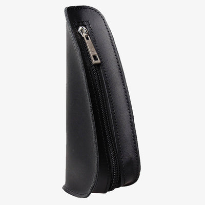 Portable Small Storage Bag For Men Solid Color Leather Purse