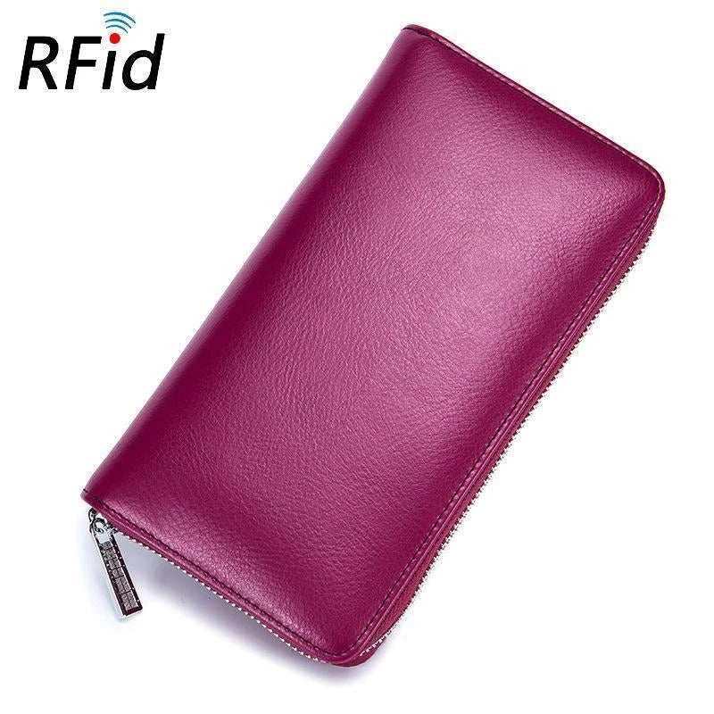 RFID Genuine Leather Card Wallet