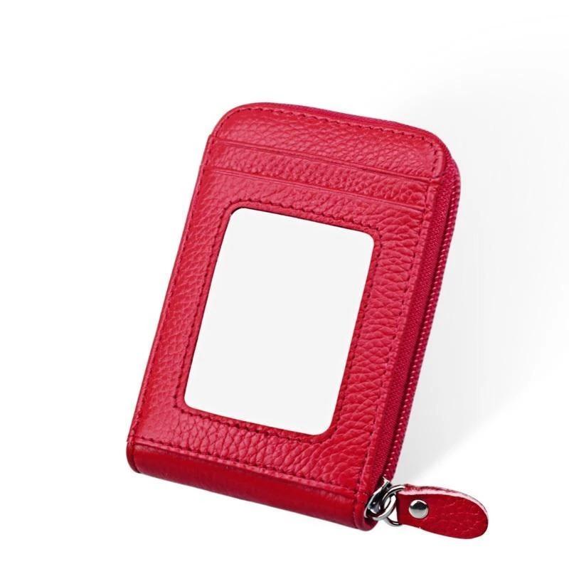 Large Capacity RFID Folding Wallet Card Holder