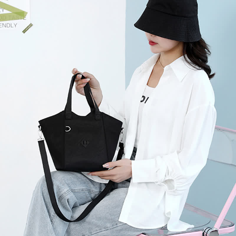 Nylon Lightweight Handbag for Women Waterproof Small Crossobody Shoulder Purses