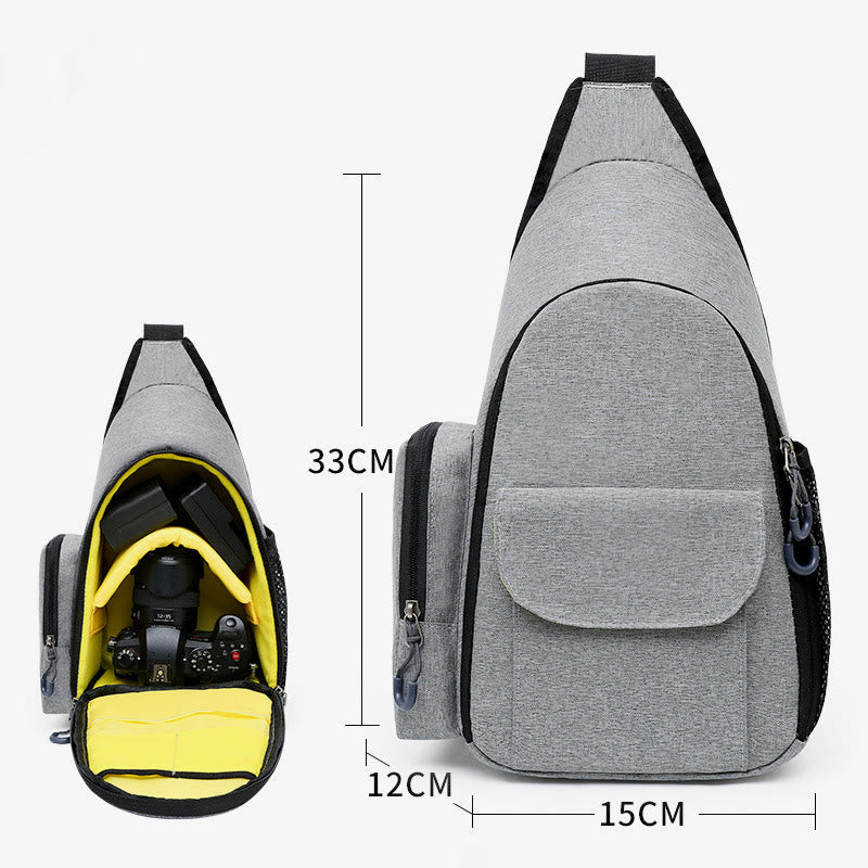 SLR Digital Camera Bag For Outdoor Durable Nylon Chest Bag