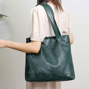 Large Capacity Women's Faux Leather Tote Shoulder Purse Casual Handbag