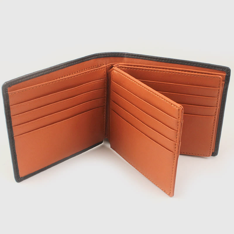 Wallet For Men RFID Genuine Leather Multiple Card Slot Purse