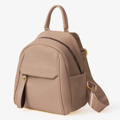 Women Mini Backpack Small Travel Casual PU Leather Daypack Purses