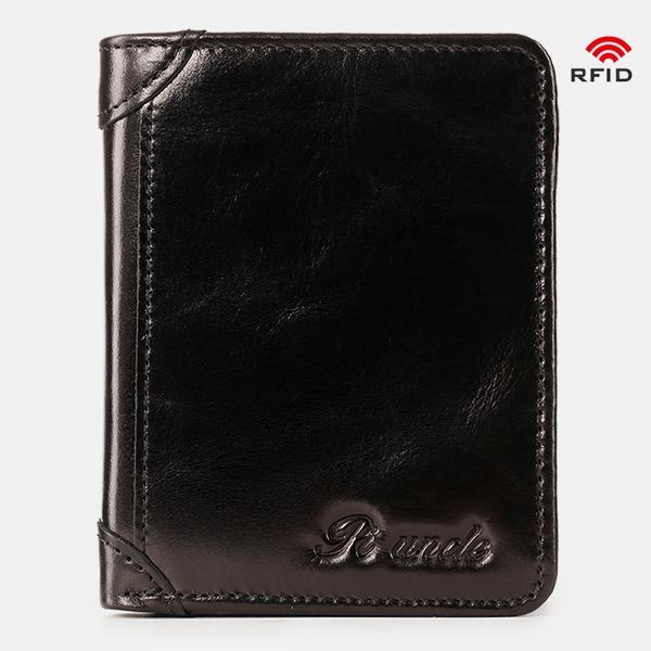 RFID Multifunctional Leather Wallet