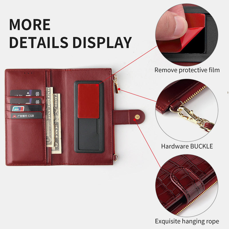 Embossing Elegant Magnetic Phone Bag Handbag Crossbody Bag