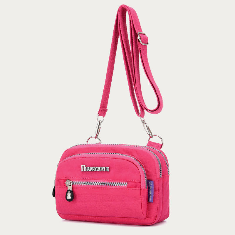 Crossbody Bag For Women Casual Adjustable Strape Nylon Waist Bag