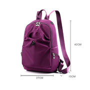 Large Capacity Nylon Backpack Lightweight Casual Travel Hiking Daypack for Women