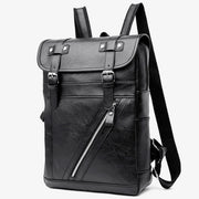 Laptop Backpack for Men Computer Leather Backpack Purses College Travel Daypack