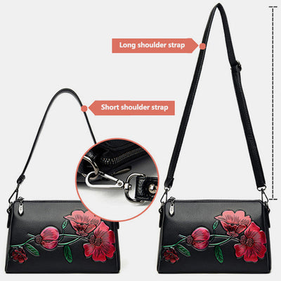 2 Way-Use Large Capacity Embroidery Elegant Crossbody Bag