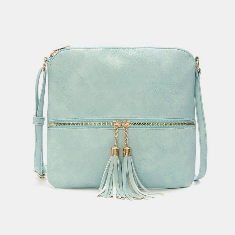 Large Capacity Tassel Crossbody Bag