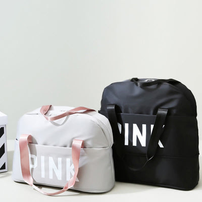 Duffel Bag For Women Expandable Lightweight Dry Wet Separation Travel Bag