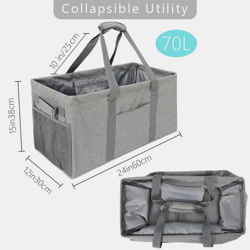 Storage Bag For Home Travel Foldable Clothing Clutter Storage Basket