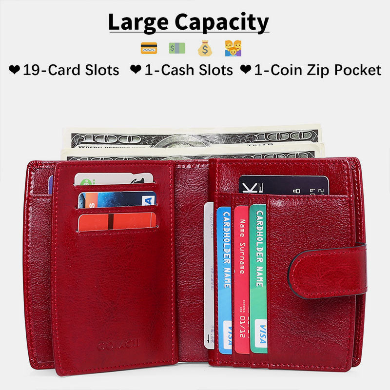 RFID Multi-Slot Elegant Short Wallet