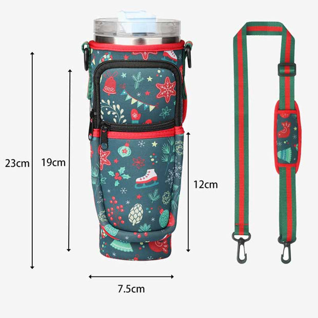 Portable Bottle Storage Bag For Ice Bully Cup Crossbody Purse