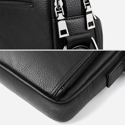 Messenger Bag for Men Casual PU Leather Crossbody Shoulder Bag