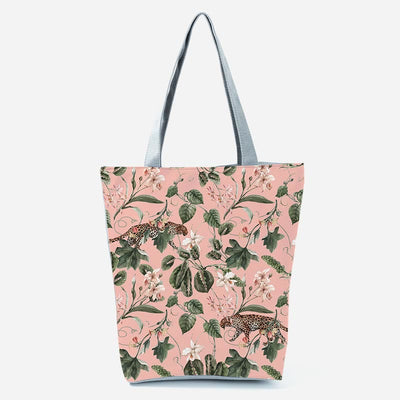 Tote Bag For Women Floral Print Large Capacity Shoulder Bag