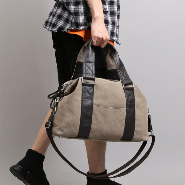 Canvas Handbag for Women Men Shoulder Work Bag