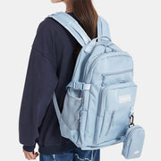 Waterproof Multi-Pocket School Backpack Bookbag With Pouch Fit 15.6" Laptop