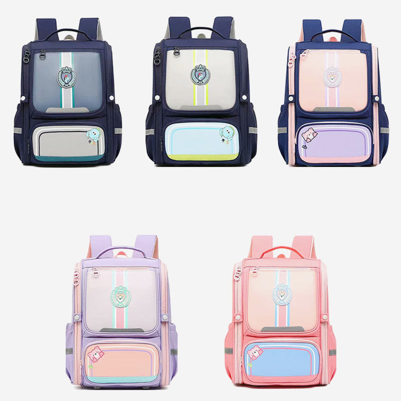 Backpack For Students Large Capacity Breathable Fabric School Bag