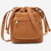 Cute Drawstring Bucket Crossbody Bag