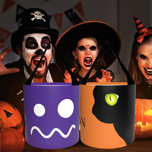 Halloween Candy Bag LED Light Pumpkin Glow Tube