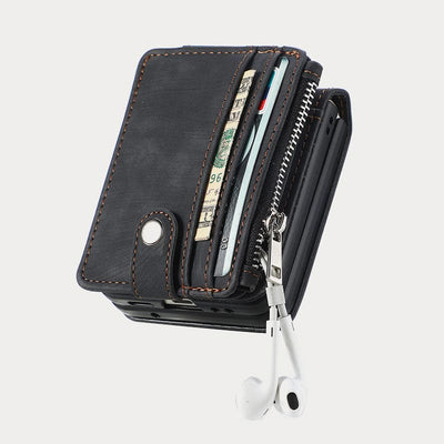 Phone Case For Z Flip5 2 In 1 Detachable Samll Wallet