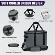Cooler Bag For Camping Leakproof Large Capacity Outdoor Ice Pack
