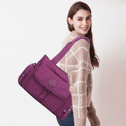 Women's Crossbody Bag Lightweight Multiple Pocket Zipper Nylon Shoulder Bag