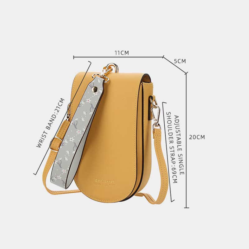 Mini Crossbody Bag Phone Purses for Women Girls with Wrist Strap