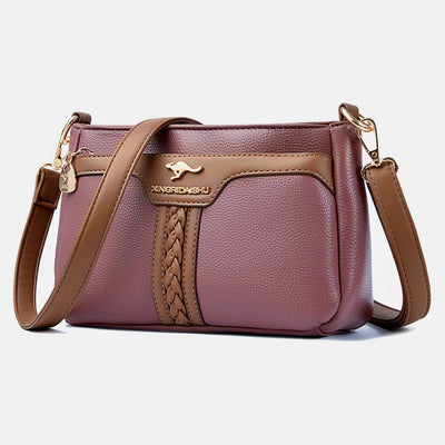 Horizontal Crossbody Bag Double Strap Underarm Purse For Women