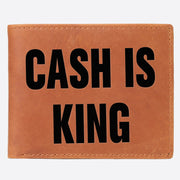 Cash Is King Ultra Thin Wallet For Men RFID Purse