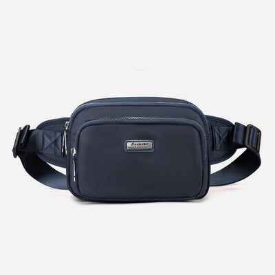 Minimalist Triple Compartment Waist Bag For Women Portable Crossbody Bag