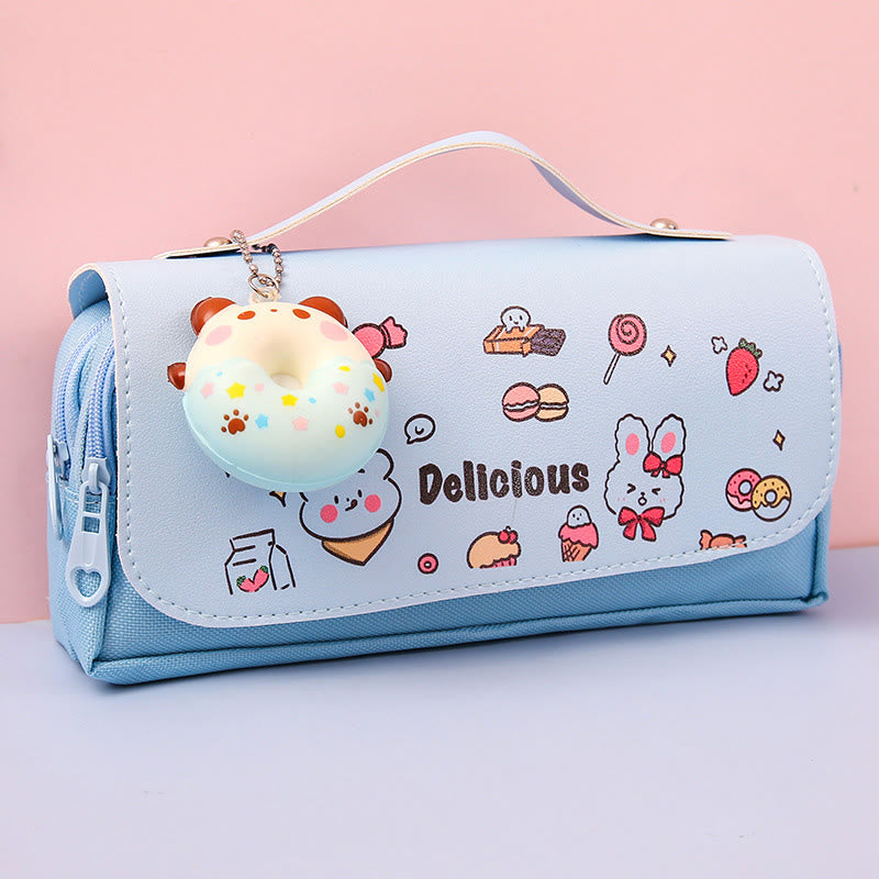 Pencil Case For Study Cute Decompression Multifunctional Large Capacity Case