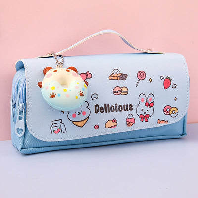 Pencil Case For Study Cute Decompression Multifunctional Large Capacity Case