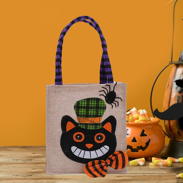 Halloween Creative Cartoon Pumpkin Witch Decorations Candy Bag