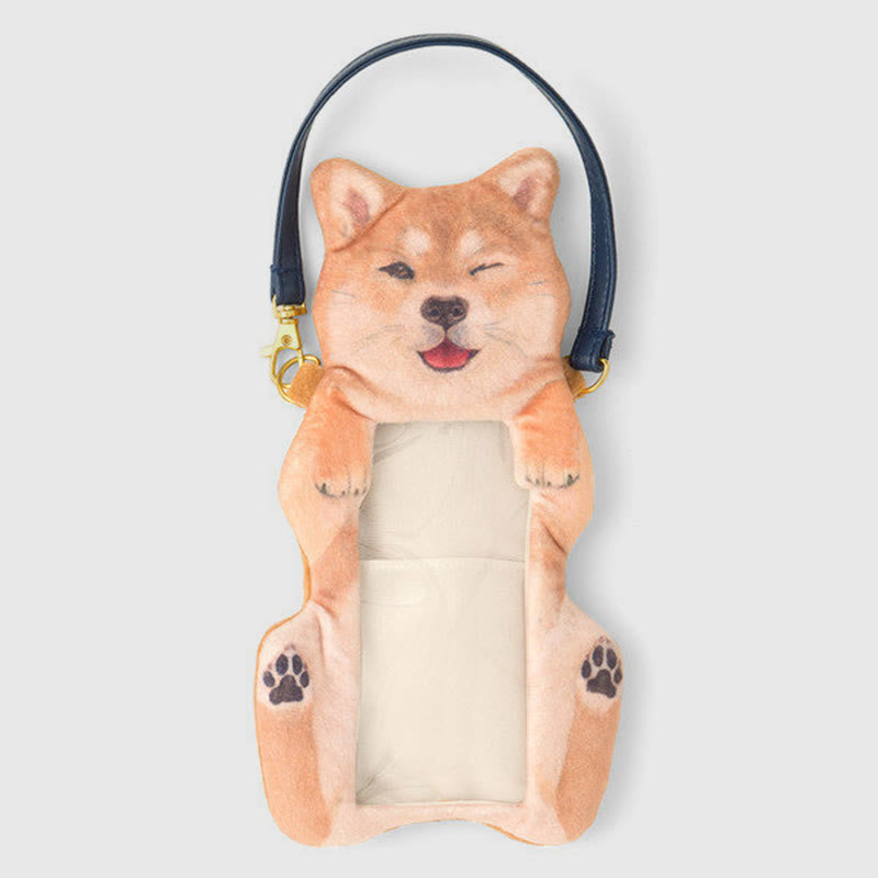 Phone Bag For Women Cute Shiba Inu Transparent Touch Screen