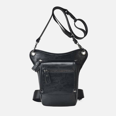 Durable Leg Bag For Men Business Multifunctional Gentle Crossbody Bag