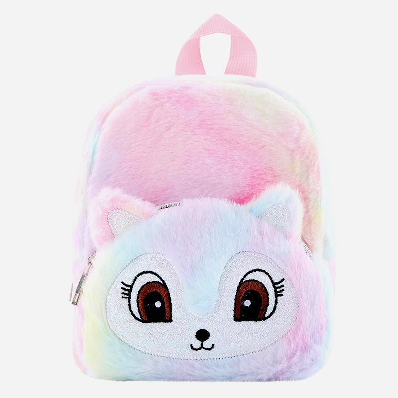 Backpack For Women Unicorn Furry Cute Cartoon Toddlers Kids Schoolbag