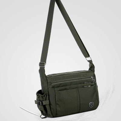 Lightweight Multi-Pocket Nylon Crossbody Bag Men's Casual Messenger Bag