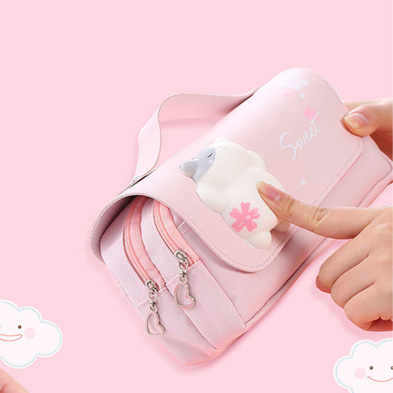 Pencil Case For Study Cute Decompression Multifunctional Large Capacity Case