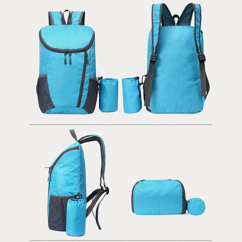 Nylon Backpack For Outdoor Sports Foldable Travel Day Pack