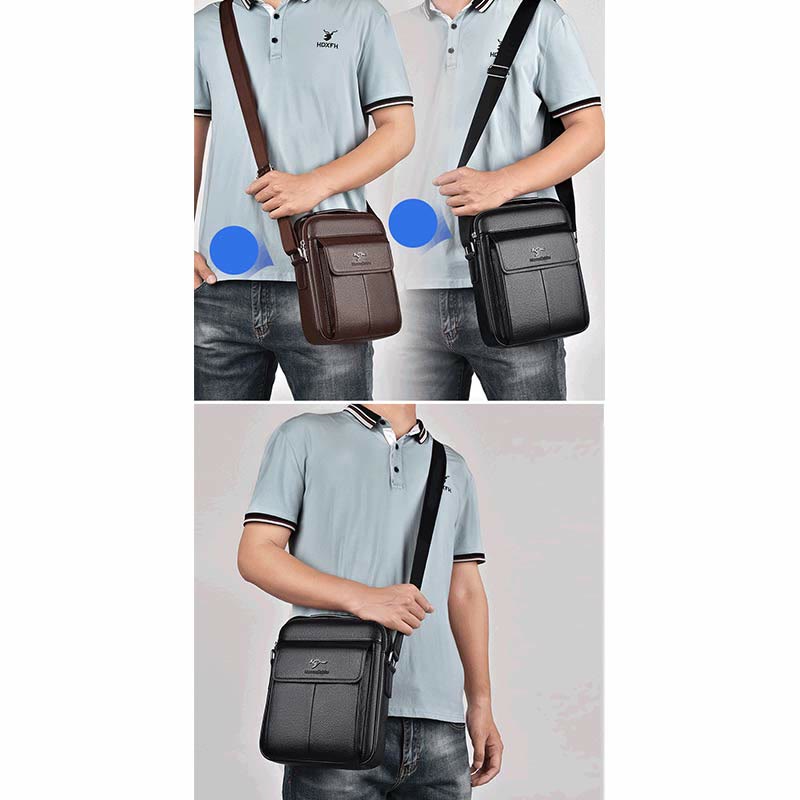 Messenger Bag for Men Large Capacity Business Trip Crossbody Bag