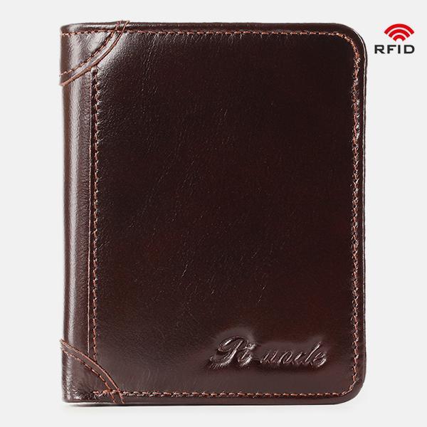 RFID Multifunctional Leather Wallet