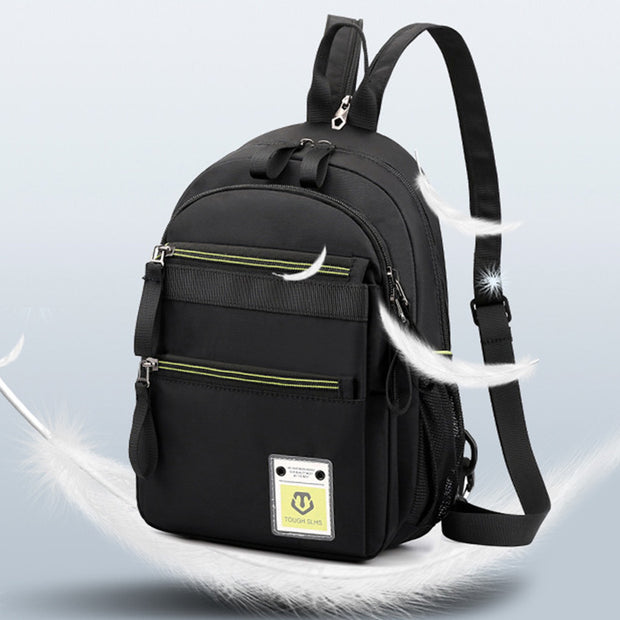 Lightweight Sling Bag Men & Women Multi Pocket Convertible Backpack Chest Bag